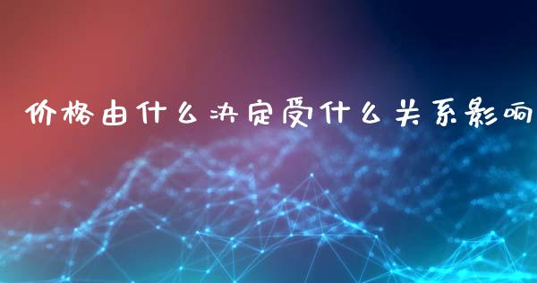 价格由什么决定受什么关系影响_https://www.apanben.com_财经资讯_第1张