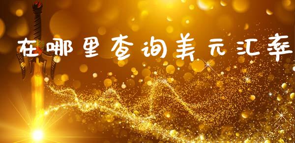 在哪里查询美元汇率_https://www.apanben.com_股市分析_第1张