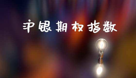 沪银期权指数_https://www.apanben.com_国际财经_第1张
