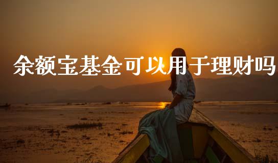 余额宝基金可以用于理财吗_https://www.apanben.com_财经资讯_第1张