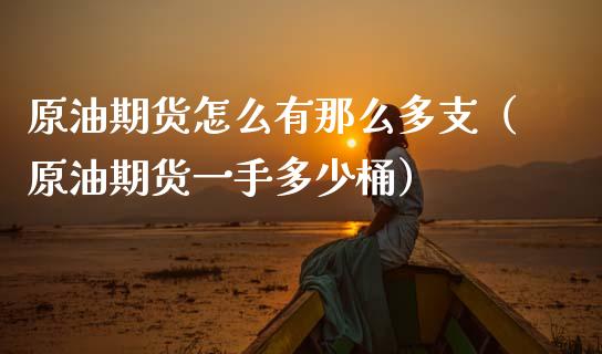 原油期货怎么有那么多支（原油期货一手多少桶）_https://www.apanben.com_国际期货_第1张
