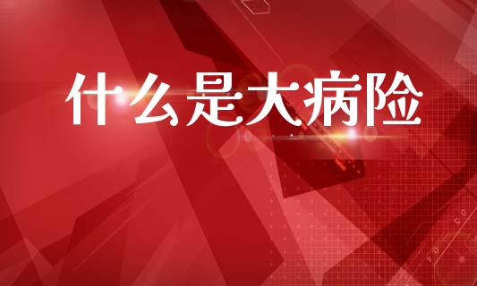 什么是大病险_https://www.apanben.com_在线喊单_第1张