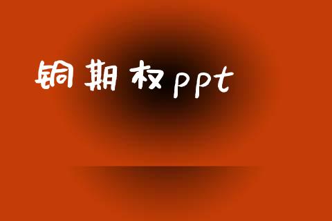 铜期权ppt_https://www.apanben.com_国际财经_第1张