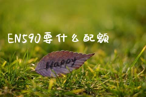 EN590要什么配额_https://www.apanben.com_在线喊单_第1张