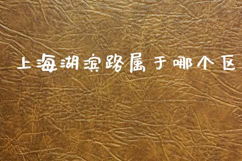 上海湖滨路属于哪个区_https://www.apanben.com_在线喊单_第1张