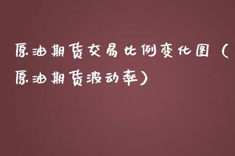原油期货交易比例变化图（原油期货波动率）_https://www.apanben.com_期货学院_第1张