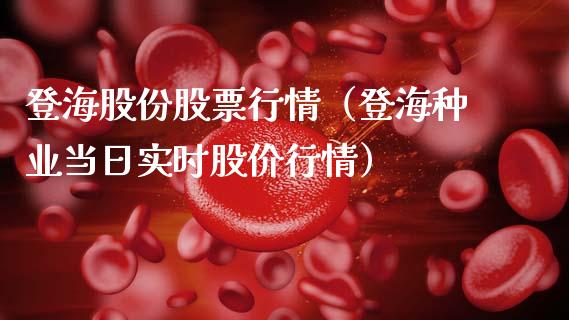 登海股份股票行情（登海种业当日实时股价行情）_https://www.apanben.com_股票怎么玩_第1张