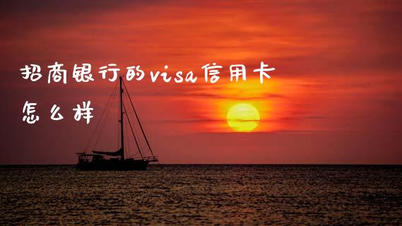 招商银行的visa信用卡怎么样_https://www.apanben.com_股市指导_第1张