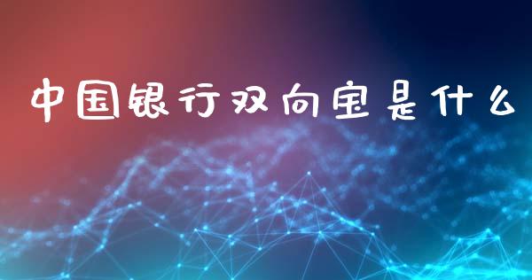 中国银行双向宝是什么_https://www.apanben.com_在线喊单_第1张