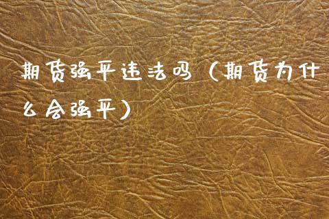 期货强平违法吗(期货为什么会强平)_国际财经_第1张_安贝财经网 期货强平违法吗(期货为什么会强平)_https://www.apanben.com_国际财经_第1张