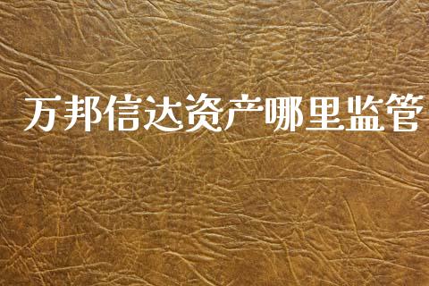 万邦信达资产哪里监管_https://www.apanben.com_在线喊单_第1张