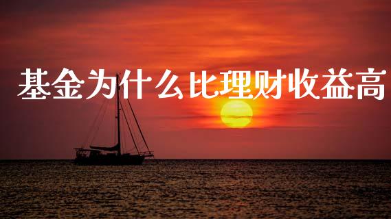 基金为什么比理财收益高_https://www.apanben.com_财经资讯_第1张