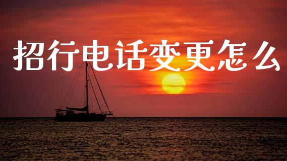 招行电话变更怎么_https://www.apanben.com_在线喊单_第1张