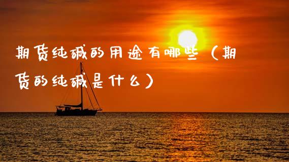 期货纯碱的用途有哪些（期货的纯碱是什么）_https://www.apanben.com_国际期货_第1张