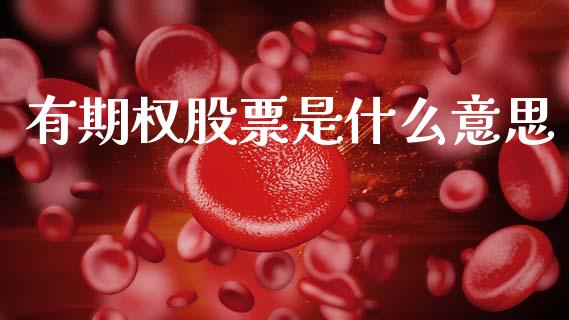 有期权股票是什么意思_https://www.apanben.com_国际期货_第1张
