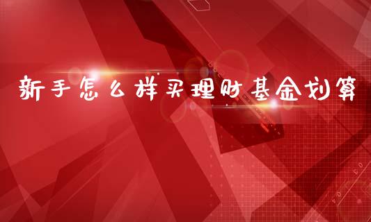 新手怎么样买理财基金划算_https://www.apanben.com_财经资讯_第1张