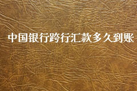 中国银行跨行汇款多久到账_https://www.apanben.com_在线喊单_第1张