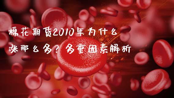 棉花期货2010年为什么涨那么多？多重因素解析_https://www.apanben.com_股市分析_第1张