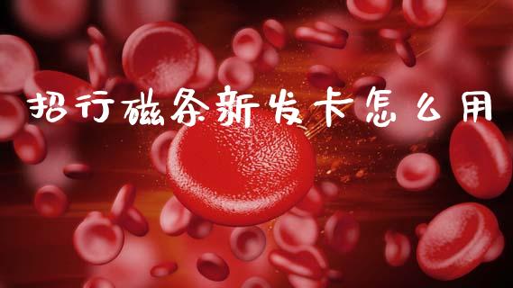 招行磁条新发卡怎么用_https://www.apanben.com_在线喊单_第1张