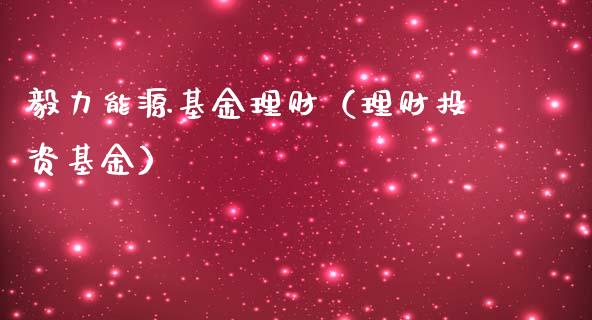 毅力能源基金理财（理财投资基金）_https://www.apanben.com_财经资讯_第1张