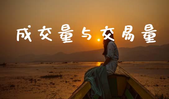 成交量与交易量_https://www.apanben.com_在线喊单_第1张