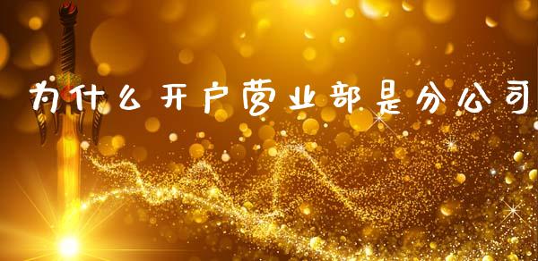 为什么开户营业部是分公司_https://www.apanben.com_在线喊单_第1张