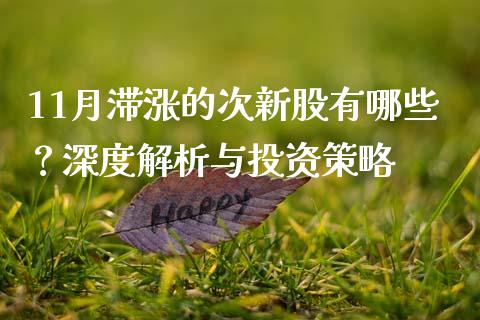 11月滞涨的次新股有哪些？深度解析与投资策略_https://www.apanben.com_股票怎么玩_第1张