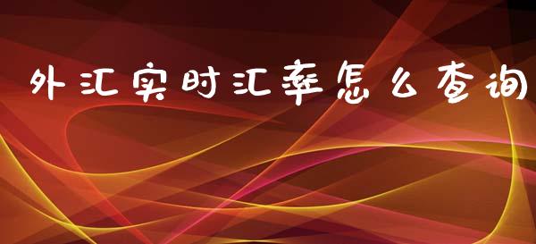 外汇实时汇率怎么查询_https://www.apanben.com_财经资讯_第1张