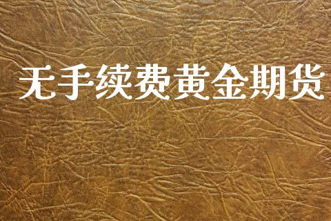 无手续费黄金期货_https://www.apanben.com_国际期货_第1张