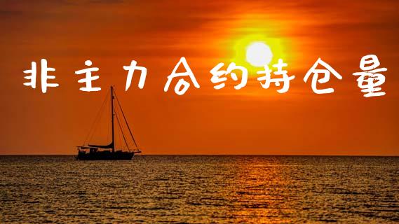 非主力合约持仓量_https://www.apanben.com_期货学院_第1张