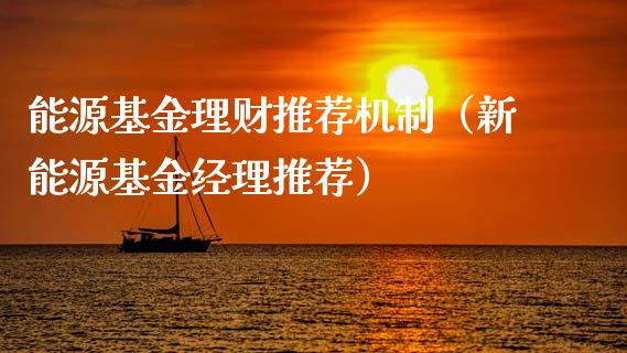 能源基金理财推荐机制（新能源基金经理推荐）_https://www.apanben.com_财经资讯_第1张