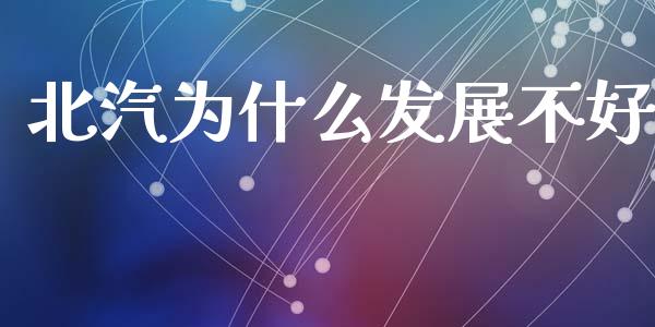 北汽为什么发展不好_https://www.apanben.com_股市分析_第1张