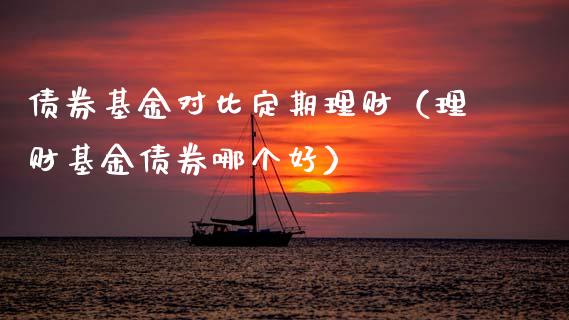 债券基金对比定期理财（理财基金债券哪个好）_https://www.apanben.com_财经资讯_第1张