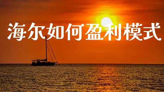 海尔如何盈利模式_https://www.apanben.com_在线喊单_第1张