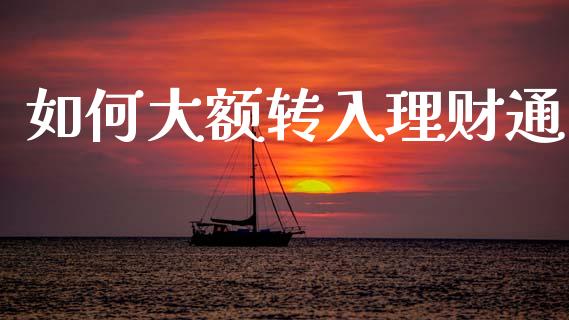 如何大额转入理财通_https://www.apanben.com_在线喊单_第1张