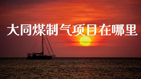 大同煤制气项目在哪里_https://www.apanben.com_财经资讯_第1张