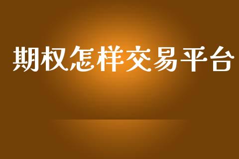 期权怎样交易平台_https://www.apanben.com_国际财经_第1张
