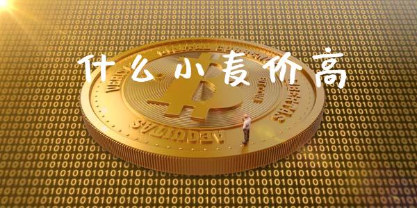 什么小麦价高_https://www.apanben.com_在线喊单_第1张