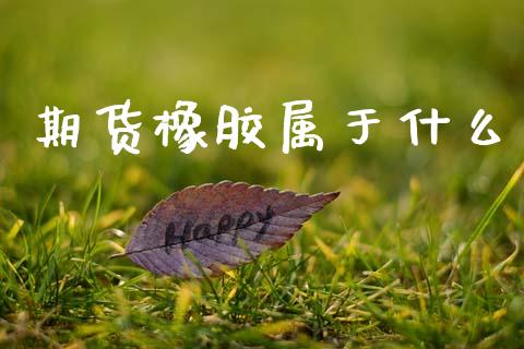 期货橡胶属于什么_https://www.apanben.com_财经资讯_第1张