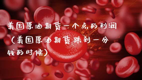 美国原油期货一个点的利润（美国原油期货,跌到一分钱的时候）_https://www.apanben.com_国际期货_第1张