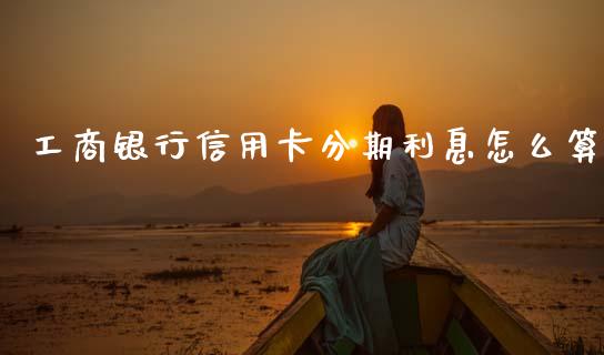 工商银行信用卡分期利息怎么算_https://www.apanben.com_股市分析_第1张
