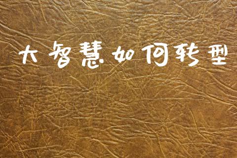 大智慧如何转型_https://www.apanben.com_期货学院_第1张