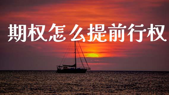 期权怎么提前行权_https://www.apanben.com_股票怎么玩_第1张