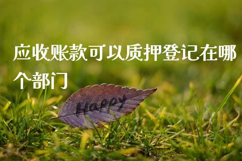 应收账款可以质押登记在哪个部门_https://www.apanben.com_财经资讯_第1张