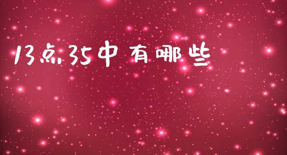 13点35中有哪些_https://www.apanben.com_国际期货_第1张