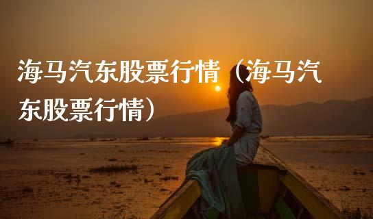 海马汽东股票行情（海马汽东股票行情）_https://www.apanben.com_股市指导_第1张
