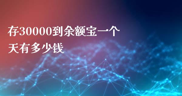 存30000到余额宝一个天有多少钱_https://www.apanben.com_在线喊单_第1张