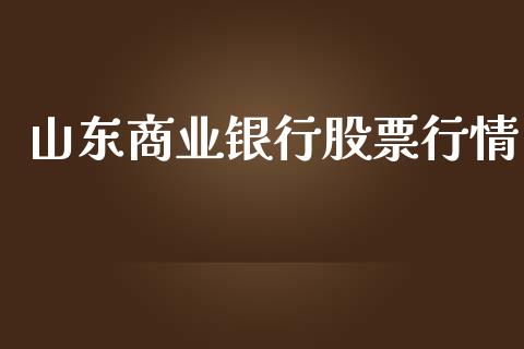 山东商业银行股票行情_https://www.apanben.com_股市分析_第1张