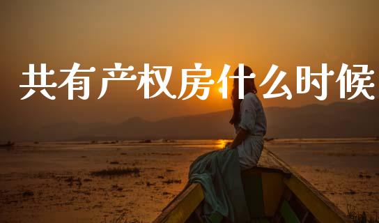 共有产权房什么时候_https://www.apanben.com_股市指导_第1张
