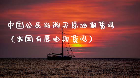 中国公民能购买原油期货吗（我国有原油期货吗）_https://www.apanben.com_期货学院_第1张